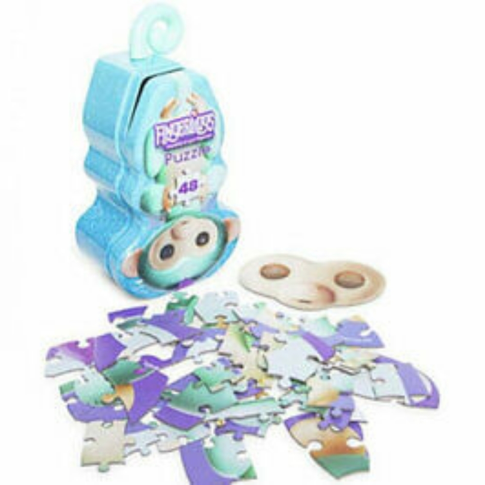 Fingerlings 48-Piece Shaped Puzzle in Shaped Tin.